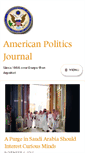 Mobile Screenshot of americanpolitics.com